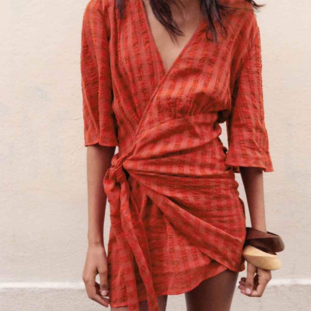*NWT* Zara Wrap Mini Dress